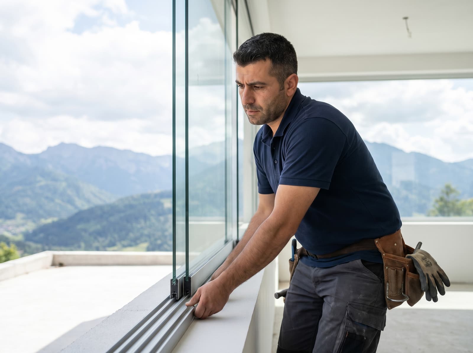 Panoramik Cam Balkon — sahada profesyonel montaj uygulaması (temsili görsel)